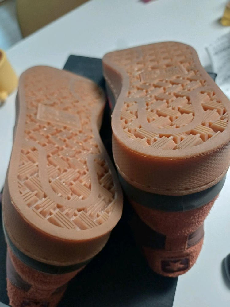 컨버스 프로 레더 미드 레드/브라운--3