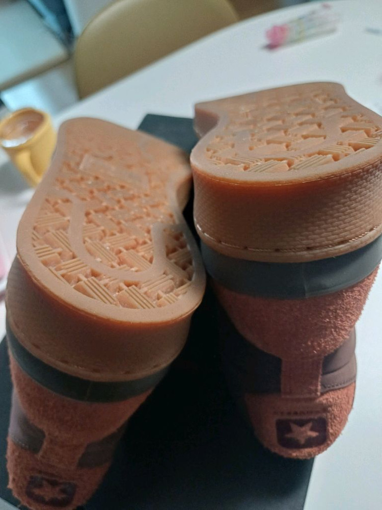 컨버스 프로 레더 미드 레드/브라운--4