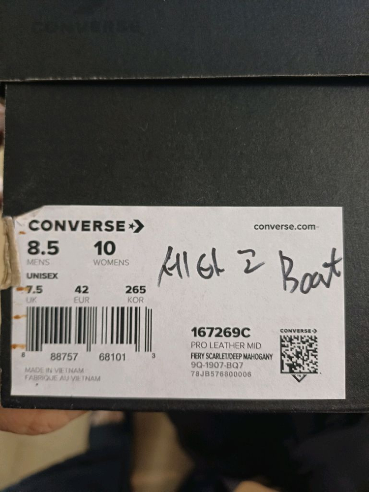 컨버스 프로 레더 미드 레드/브라운--7