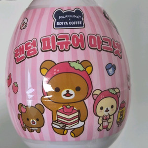 이디야 리락쿠마 랜덤 피규어 마그넷 키링 이미지