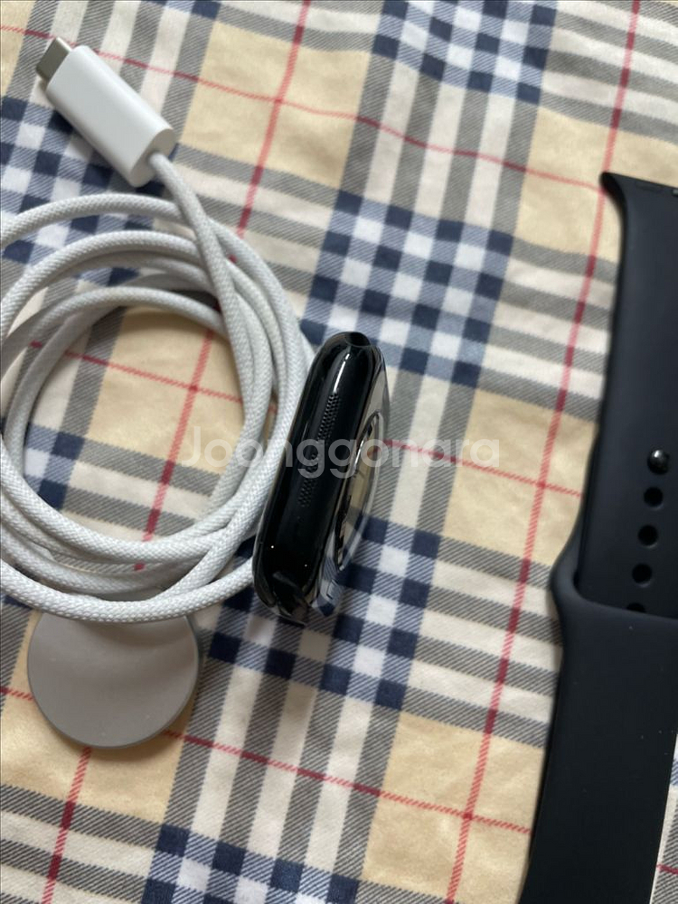 애플워치10 42mm 제트블랙 S급--5