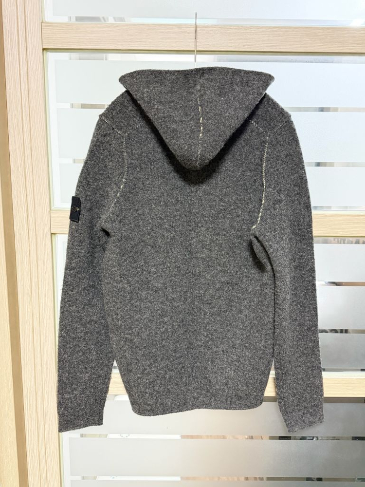 스톤아일랜드 울 니트 후드집업 S 이미지