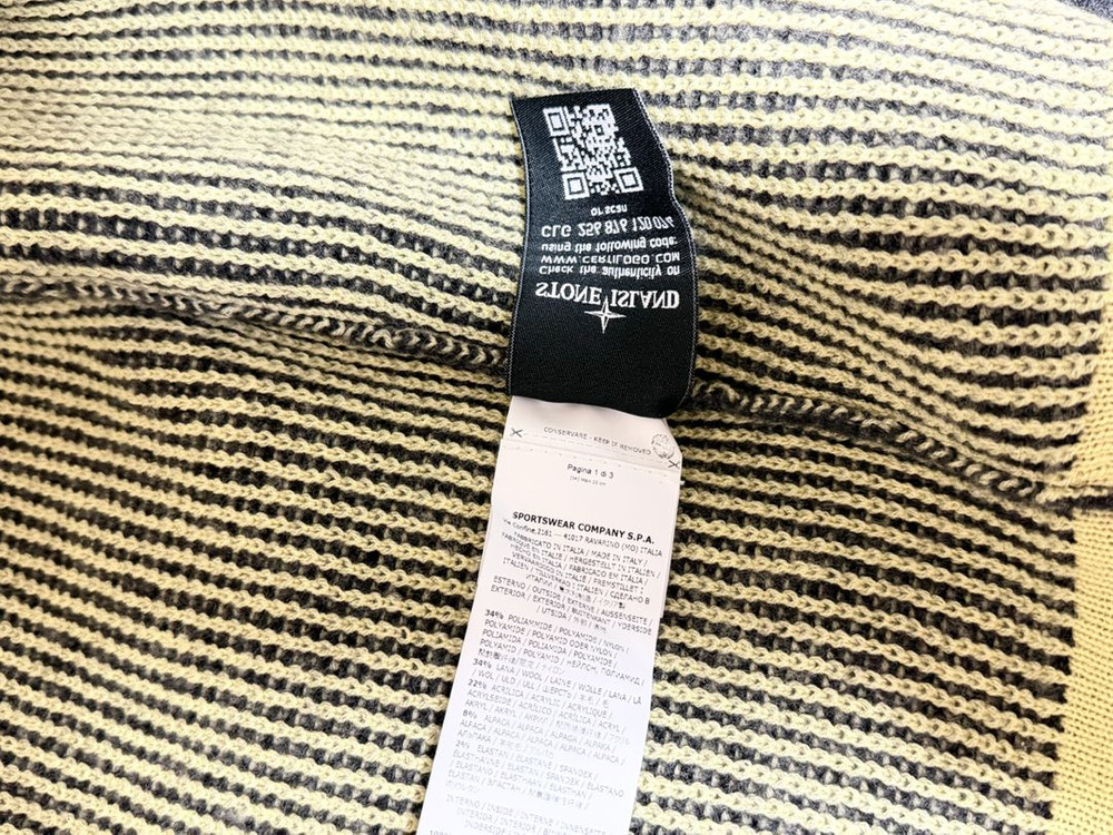 스톤아일랜드 울 니트 후드집업 S 이미지