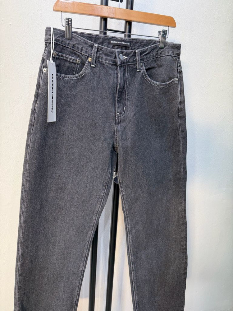 새제품) 브랜디드인더스트리 데님 팬츠 블랙 30 이미지