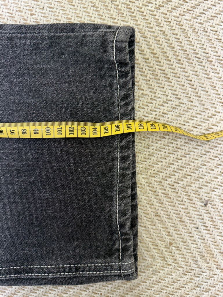 새제품) 브랜디드인더스트리 데님 팬츠 블랙 30 이미지