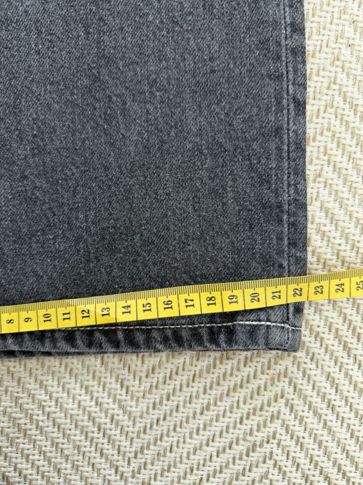 새제품) 브랜디드인더스트리 데님 팬츠 블랙 30 이미지