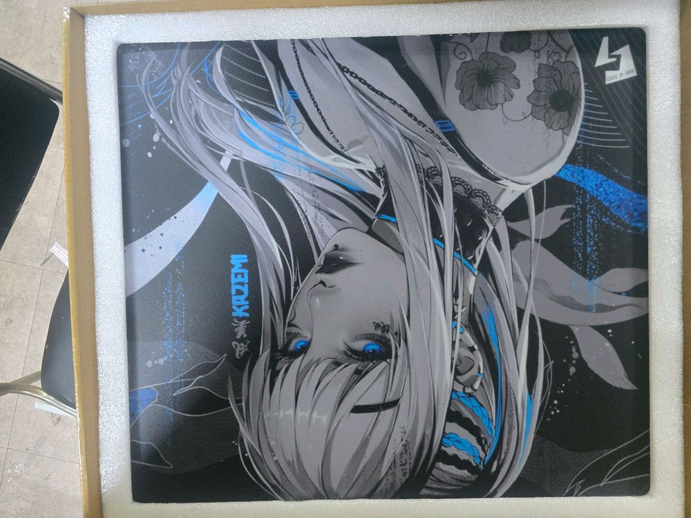 애니메이션 강화유리 마우스패드--2