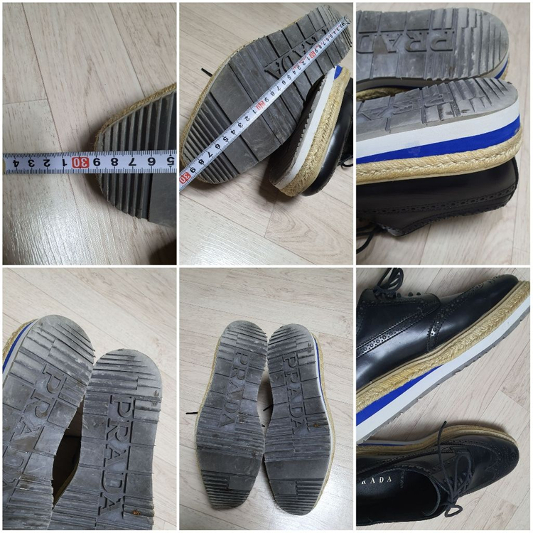 240 구두 슈즈 캐주얼화 240사이즈 프라디 깨끗해요 이미지