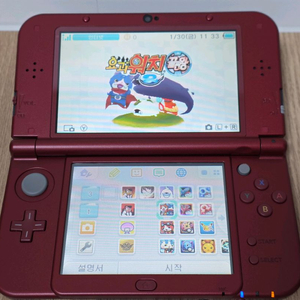 뉴닌텐도3ds XL 뉴큰다수 레드 한국 정품 (ㅋㅍ)