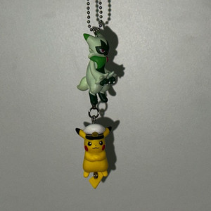 포켓몬스터 가챠 키링 피카츄 외2 일괄