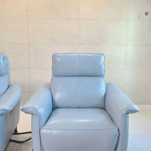 HTL[RS-B5056]1인용 전동 리클라이너 소파(하늘색)