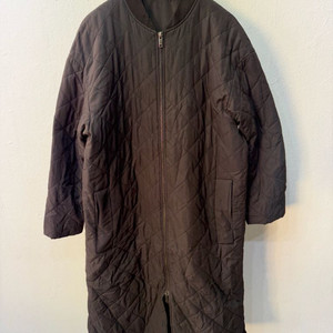 정품) COS 코스 여성 다이아 퀼팅 블랙 봄버 자켓 34