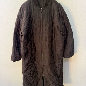 정품) COS 코스 여성 다이아 퀼팅 블랙 봄버 자켓 34