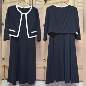 새상품) 하객룩 정장원피스 자켓원피스 롱원피스 칠부원피스