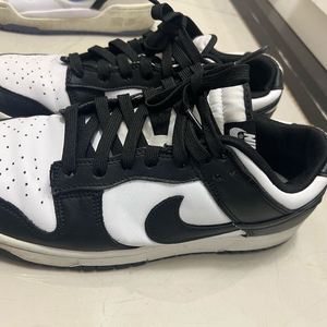 나이키 덩크 로우 범고래 검흰 280