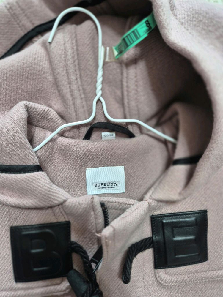 버버리 키즈 여아코트 120(8세)--1