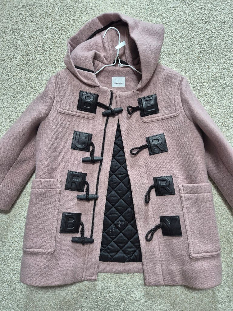 버버리 키즈 여아코트 120(8세)--4