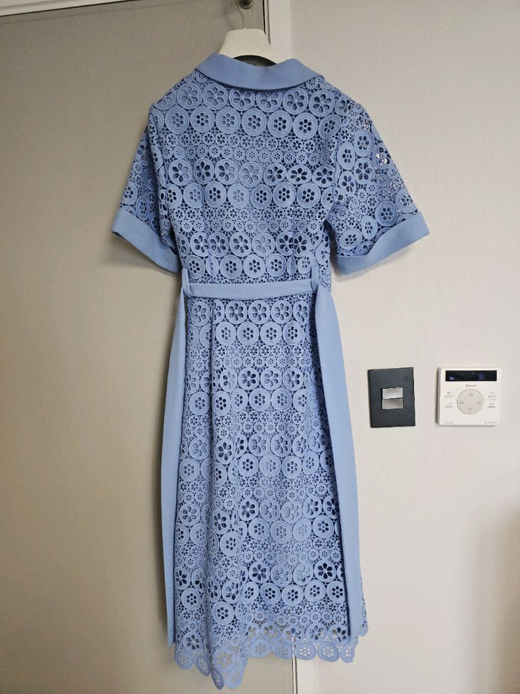 마쥬 레이스 반팔 원피스 1사이즈--1