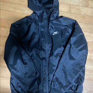 나이키 바람막이 후드 블랙