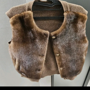 천연밍크 조끼베스트