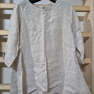 여성 잔체크 블라우스