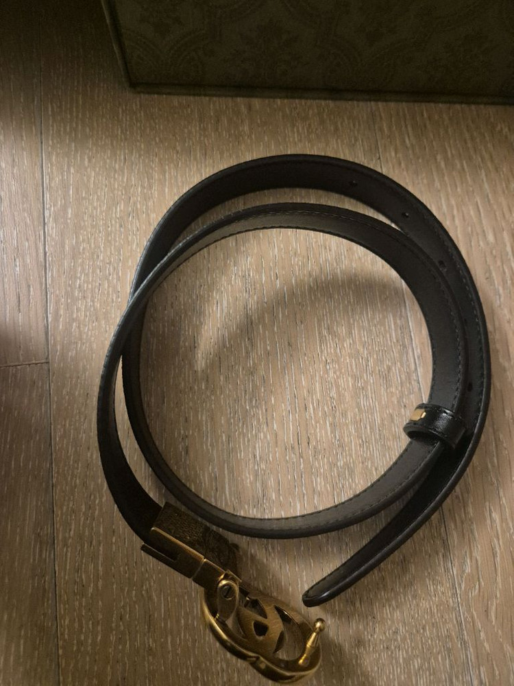 구찌 GG 마몬트 리버서블 벨트 풀세트--4