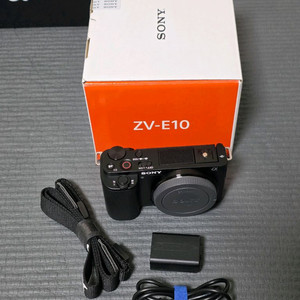 소니 미러리스 카메라 zv-e10 바디 단품 ( 무상보증유 )