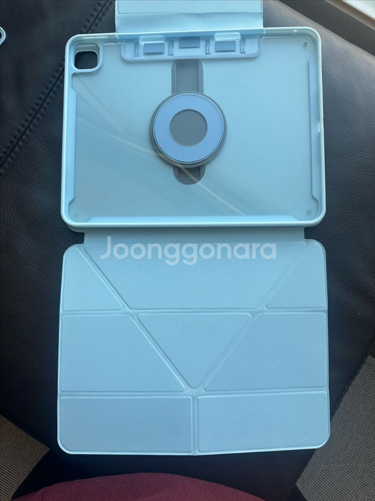 아이패드 12.9인치 라이트 블루 케이스(에어 13,프로13 전부 호환)m4,m5--4