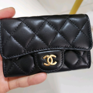 샤넬 똑딱이 카드지갑