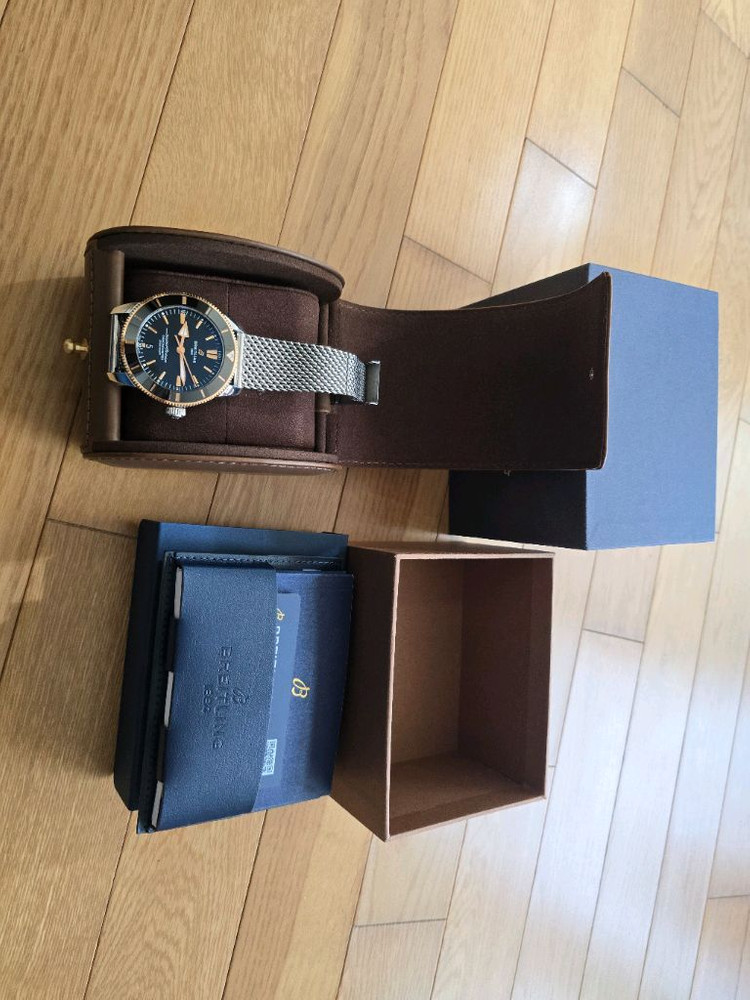 브라이틀링 슈퍼오션헤리티지 콤비 44 슈오헤 부산--4