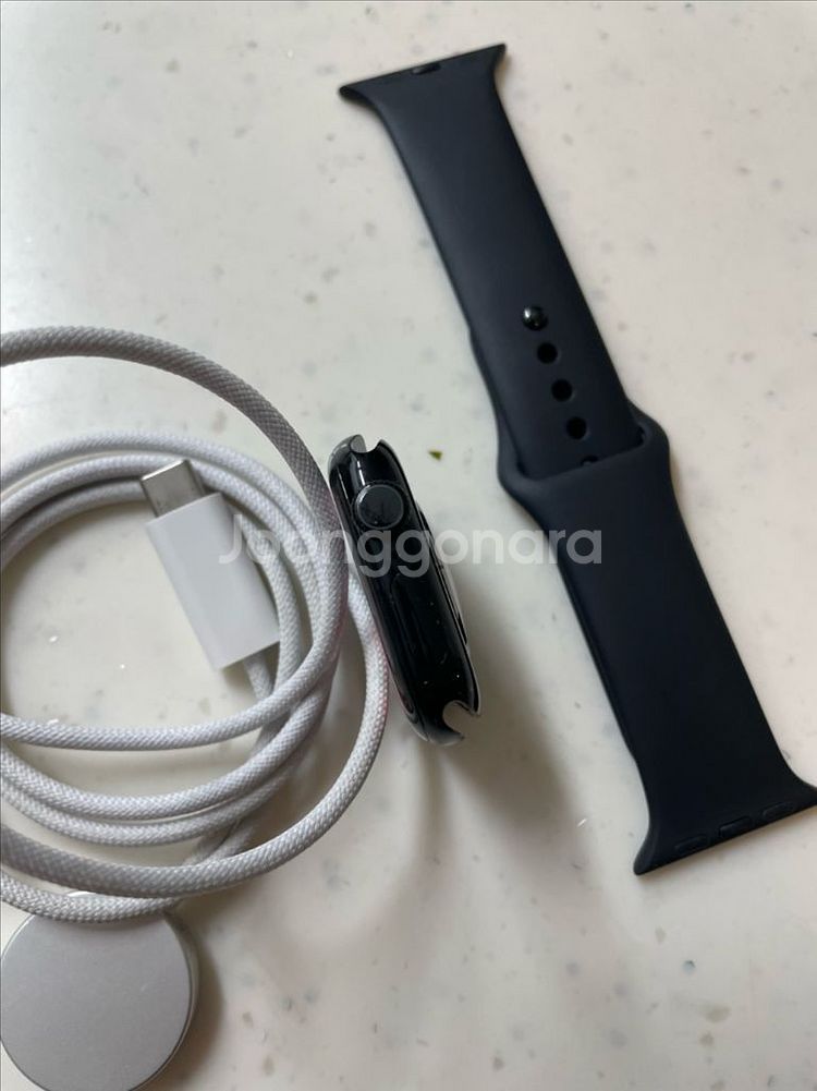 애플워치10 42mm 제트블랙 S급--3