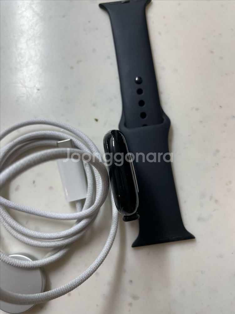 애플워치10 42mm 제트블랙 S급--6