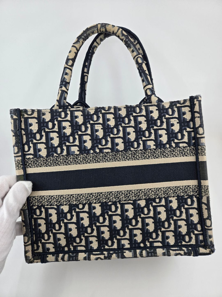 (풀박스)디올 오블리크 북토트백 뉴스몰--2