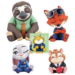 주토피아 어깨쿵 꾸벅 주디 닉 피규어 가챠 레밍 디즈니