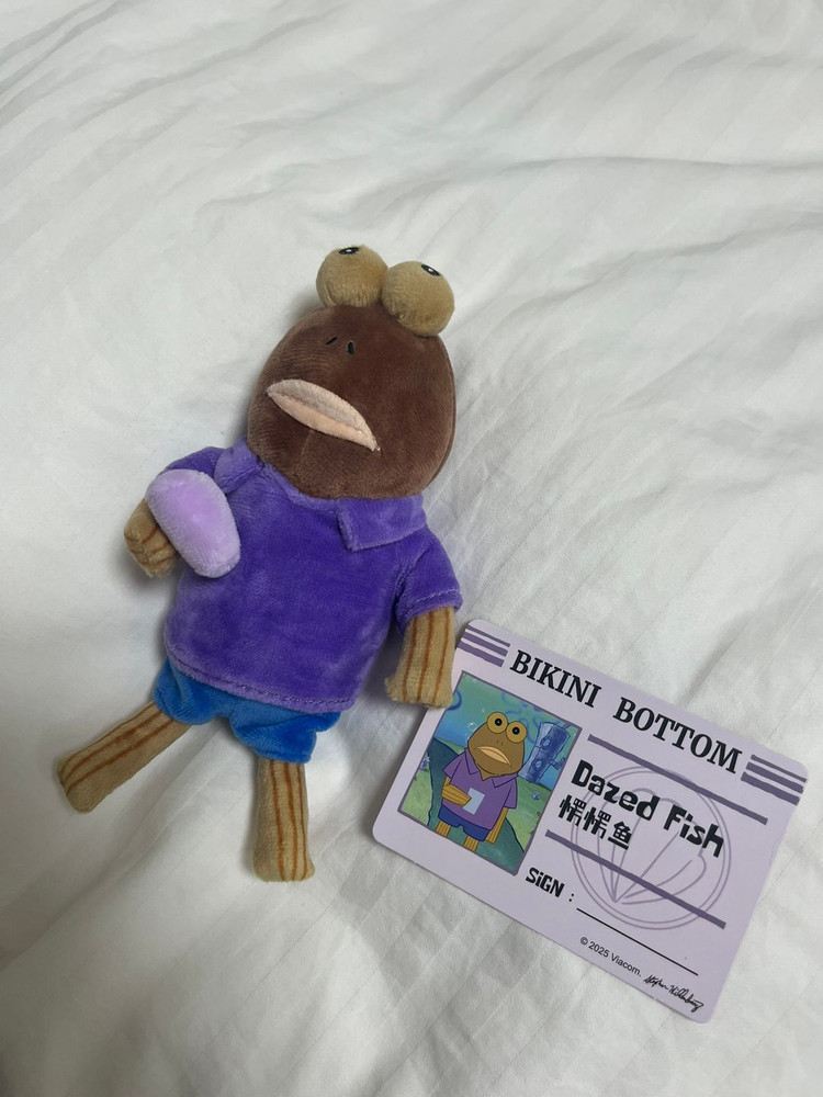 [팝마트] 스폰지밥 비키니 시티의 엉뚱한 친구들 인형 키링 / 랜덤피규어 이미지