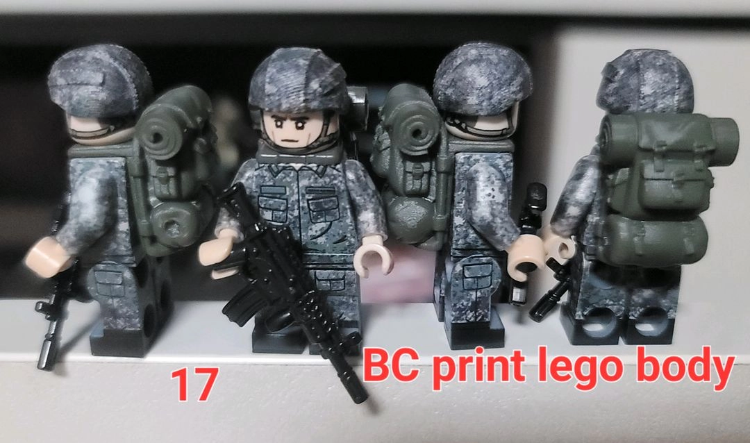 레고 커스텀 미니피규어 브릭매니아 brickmania 한국군 이미지