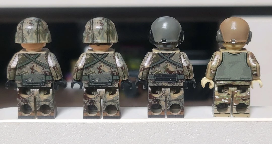레고 커스텀 미니피규어 브릭매니아 brickmania 한국군 이미지