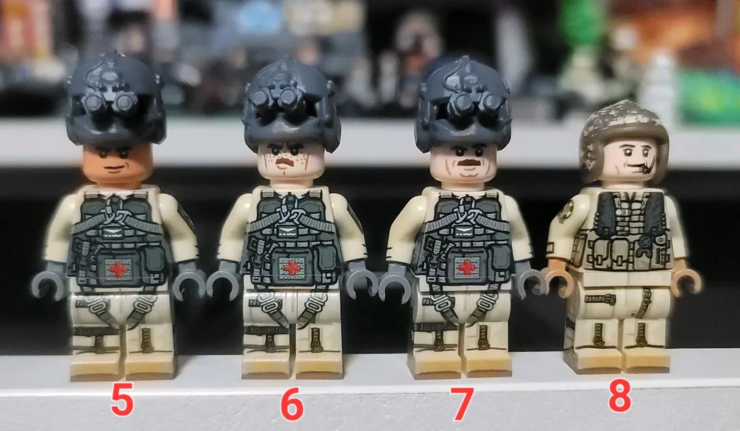 레고 커스텀 미니피규어 브릭매니아 brickmania 한국군 이미지
