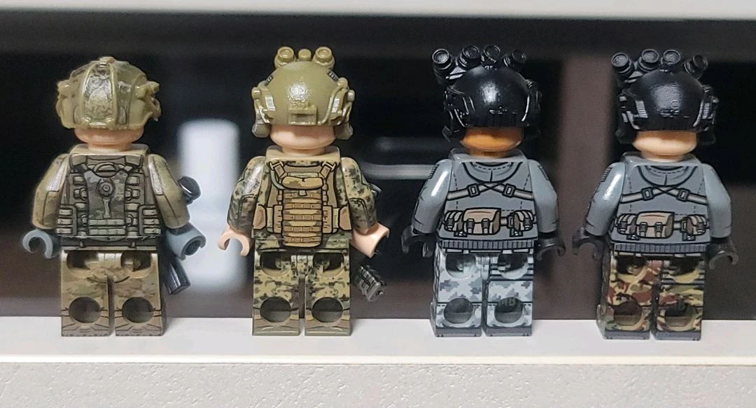 레고 커스텀 미니피규어 브릭매니아 brickmania 한국군 이미지