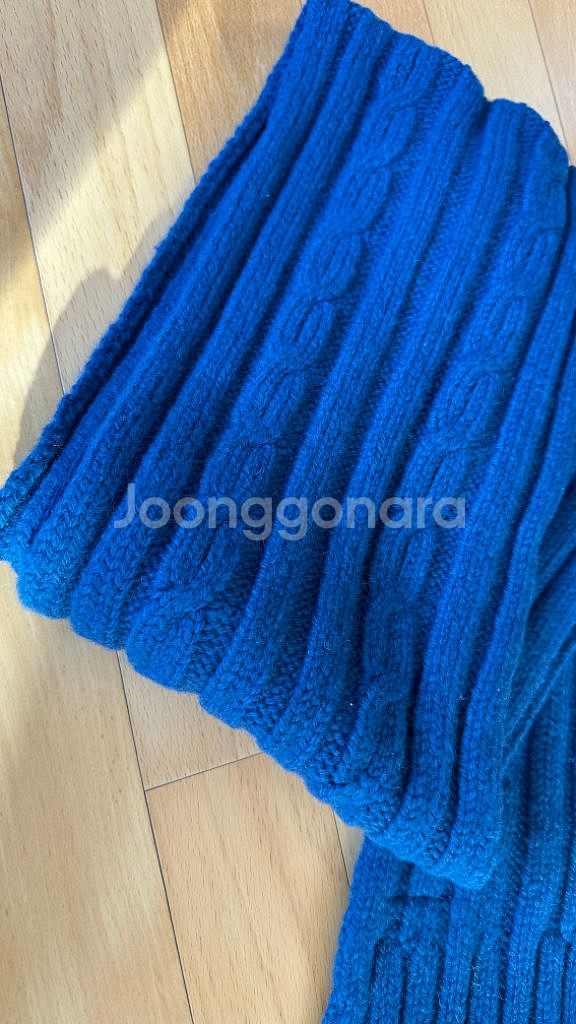 쉐비뇽파리 CHEVIGNON 울100 머플러 목도리 숄--4