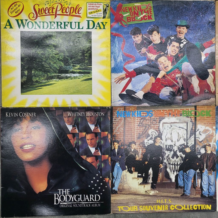 다양한 팝송 LP 레코드판 모음 20장 일괄 이미지