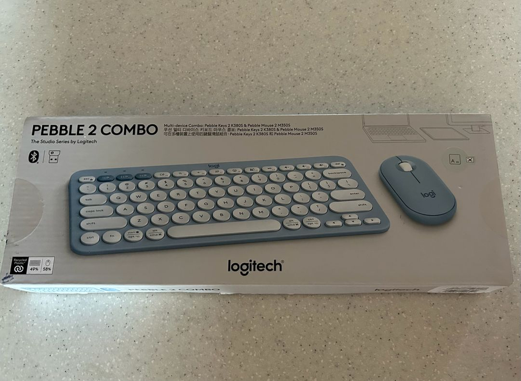 로지텍 페블 2 콤보 마우스 + 키보드--2