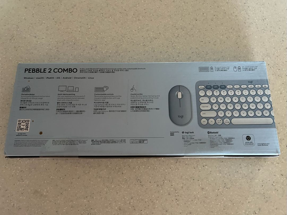 로지텍 페블 2 콤보 마우스 + 키보드--3
