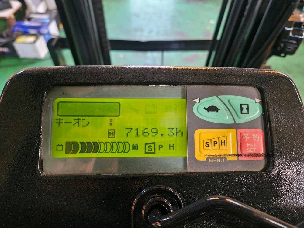 (중고지게차) 도요타 7FB15 전동 1.5톤 좌식형 지게차 ( 양개식자동발)--6