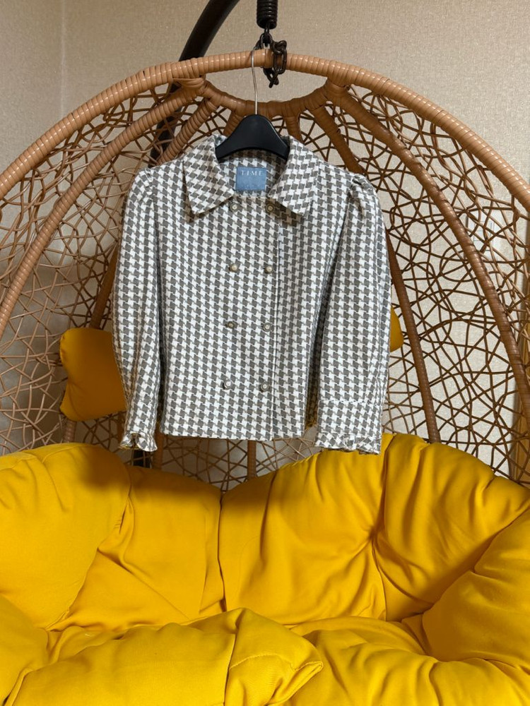 타임 21 더블브레스티드 셔츠 자켓--4