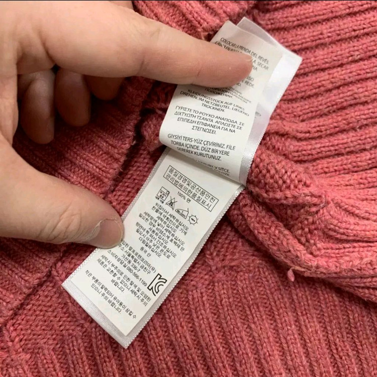 폴로 랄프로렌 케이블 니트 핑크 XL--4