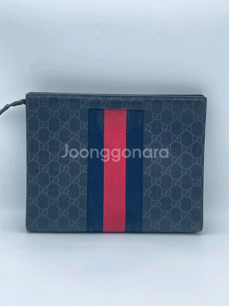 [ 정품 ] 구찌 웹 삼선 GG 수프림 클러치백, 최저가--1