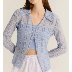 시티브리즈 카라 레이스 가디건+나시 세트