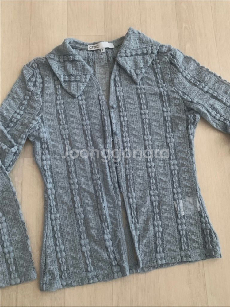시티브리즈 카라 레이스 가디건+나시 세트--4