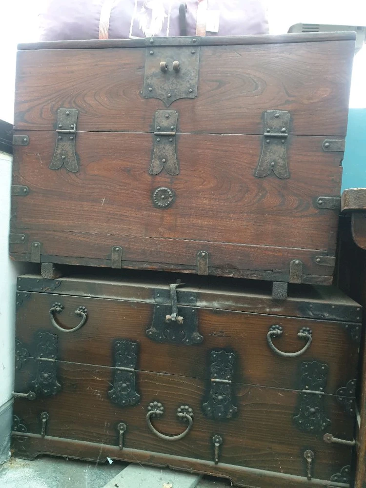 고가구 반닫이 뒤주 이미지